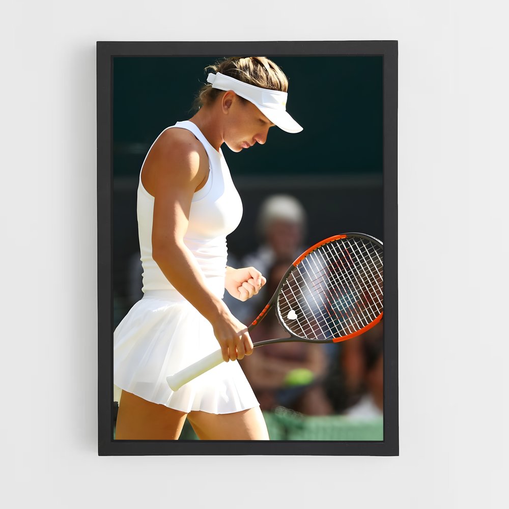 Poster Simona halep roumaine – affiche Tennis (vue 2)